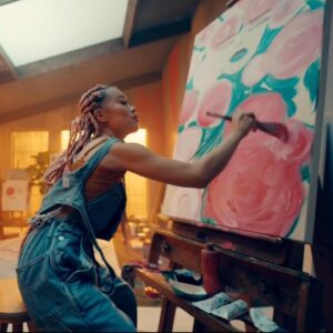 RiRia Instagram - Soo….apparently @JonasBrothers now resides in my head🗿✨
Watch “Who’s In Your Head” by @JonasBrothers to find out what I’m talking about🧑🏼‍🎨❤️‍🔥

大人気兄弟バンド、『ジョナスブラザーズ』のミュージックビデオに主演しちゃいました！末っ子ニック・ジョナスとの共演は実は2回目。覚えていてくれて嬉しかった✨

Director @christhedirector 
Cinematographer @ian_rigby 
Production @londonalley 
Casting @sarahmaylevy 
Painting by @goodandshiddy 
•
•
•
•
•
#jonasbrothers #jonasbrothersconcert #whosinyourhead #directedbychristianbreslauer #RiRia #nickjonas #joejonas #kevinjonas #rememberthistour #vevo #benjaminmoore #painter #bobross #willowstudios