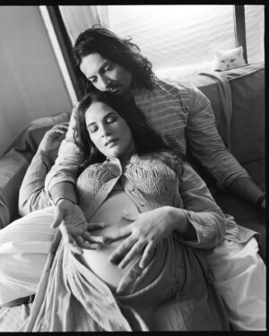 Richa Chadha Instagram - What can a love so pure bring forth into the world, but a beam of light ? Thank you for being my partner on this incredible journey @alifazal9 , through this lifetime and many more, through starlights and galaxies… thank you for getting genius @ridburman to shoot us in our natural habitat🧿@gulati.kanika
May we bring forth a warrior of light, a child of compassion, empathy, healing and above all love. 
Ameen! 🪬 

ॐ पूर्णमदः पूर्णमिदं पूर्णात्पूर्णमुदच्यते। 
पूर्णस्य पूर्णमादाय पूर्णमेवावशिष्यते॥ 

Comments are off, because this is the most private thing I have posted❤️