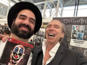 Richard Brake Instagram - Love meeting Rob Zombie fans all over the world. Bologna Italy this time. #robzombieofficial #rz31