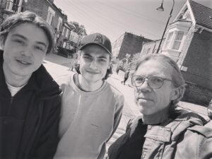 Richard Brake Instagram - Lunch with Ryan and Henry. Spring is finally on its way. #walthamstow #e17