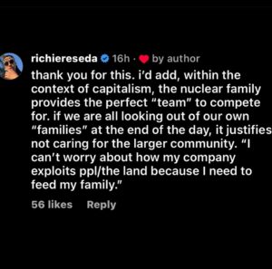 Richie Reseda Instagram - Accountability is awkward 
in an avoidant culture. 

1. 🤷‍♀️ 
2. 🐧
3. @she_zoe_sophisticated 
4. 🔥 🐷 🌈 @zola_mtl
5. @intelligentmischief 
6. @foreveryone.co recycled cotton peices shot by @laurenjimenez ft @rc_jacobs_87 
7. @mystical.kink 
8. commenting on @toimarie post
9. come at me bro 😎