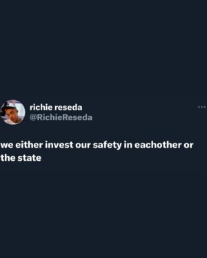 Richie Reseda Instagram - long covid be disabling and killing people. anybody can get it.

1. anymore than 5 randos in the spot, im masking
2. @washingtonpost 
3. masks also protect from outside crowds and cops
4. long covid @nowthisnews 
5. an act of love
6. a friend who’s graciously taught me a lot about covid safety and ableism, @mattmcgorry 
7. @sister.is 
8. @entangledrootspress @emkaisart
9. @gonjigonjigonji & @_heyywonton , two close friends who practice collective embodied safety w me (and teach me about ableism!)
10. we all we got

what individual comforts must we release to protect our most vulnerable ppl?