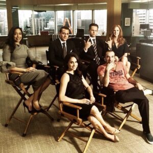Rick Hoffman Instagram - Our cast interview for the Today Show airs this Sunday at 8AM!!! #suits #suitors