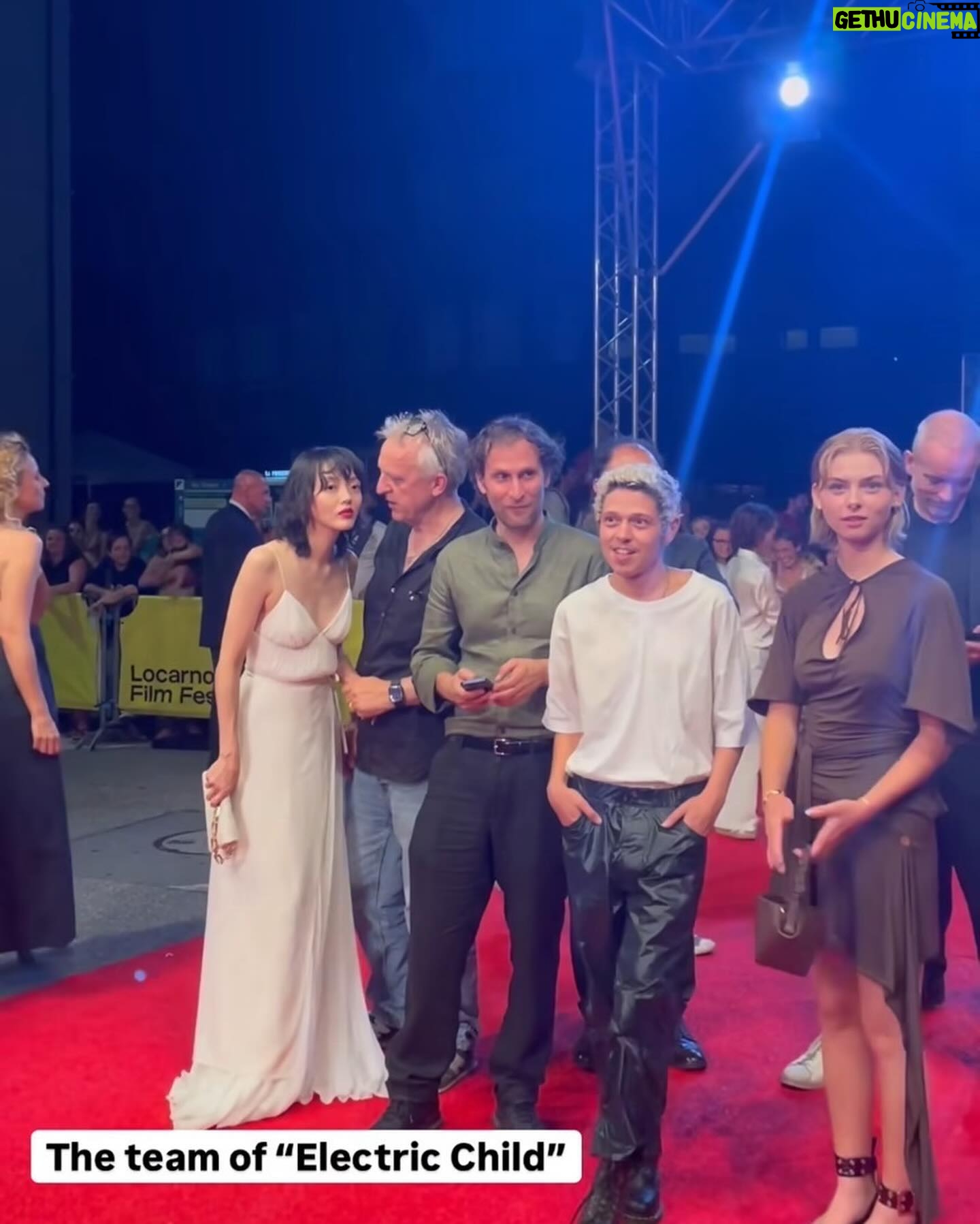 Rila Fukushima - 3 Likes - Elecric child premire @filmfestlocarno.
So grateful to everyone involved in the production, the wonderful audience and the film festival crew! Congratulations Simon! #locarnofilmfestival
