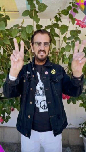 Ringo Starr Instagram - 3, 2, 1... PEACE & LOVE!! Thank you for spreading Peace & Love for Ringo’s birthday on July 7, 2024! 😎✌️🌟❤️💖🎵🎶☮️ 

Team Ringo is so appreciative for your efforts to bring Ringo’s birthday wish to fruition this year—thank you and Peace & Love! #peaceandlove