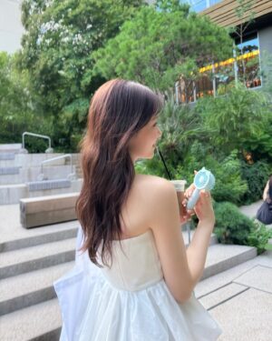 Rinka Kumada Instagram - 今年から扇風機デビュー🫶🏻
推しの扇風機🥹