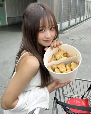 Ririka Moriwaki Instagram - あげものが世界一おいしいらぶ♡