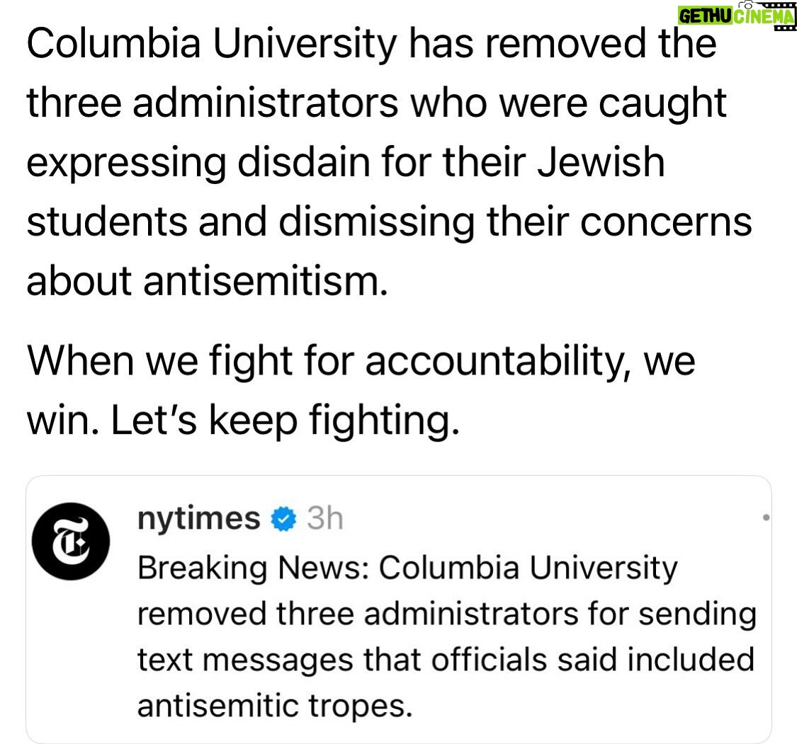 Ritchie Torres - 10.9K Likes - Columbia University has removed the three administrators who were caught expressing disdain for their Jewish students and dismissing their concerns about antisemitism.
When we fight for accountability, we win. Let’s keep fighting.