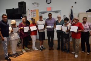 Ritchie Torres Instagram - I paid a visit to a senior center in the Northeast Bronx. 

The seniors there drew me a wonderful piece of art, which I plan to hang in my office.