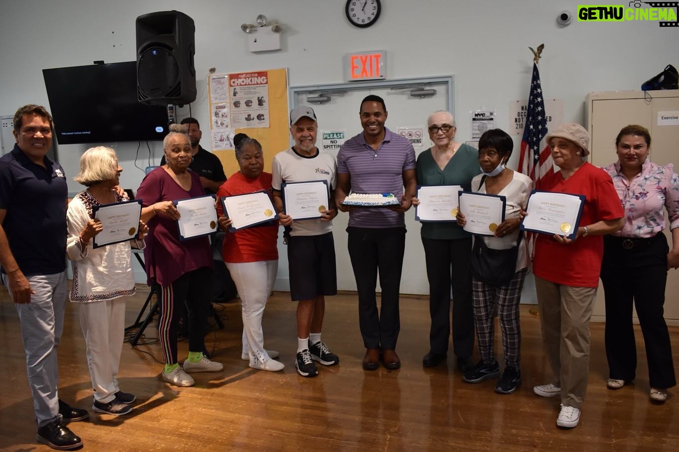 Ritchie Torres - 2K Likes - I paid a visit to a senior center in the Northeast Bronx.
The seniors there drew me a wonderful piece of art, which I plan to hang in my office.