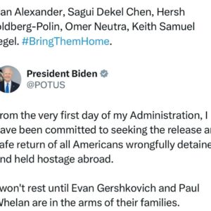 Ritchie Torres Instagram - Edan Alexander, Sagui Dekel Chen, Hersh Goldberg-Polin, Omer Neutra, Keith Samuel Siegel. #BringThemHome.