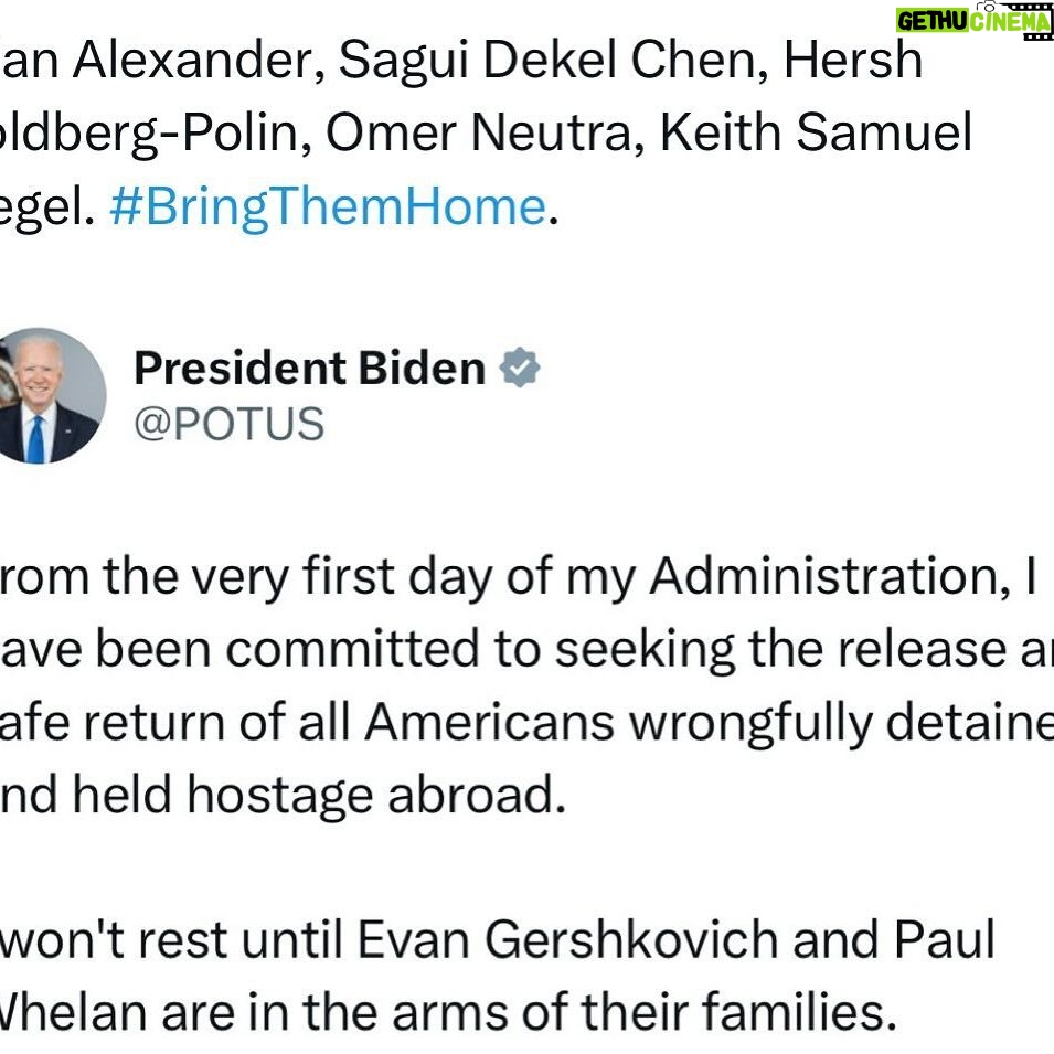 Ritchie Torres - 8.7K Likes - Edan Alexander, Sagui Dekel Chen, Hersh Goldberg-Polin, Omer Neutra, Keith Samuel Siegel. #BringThemHome.