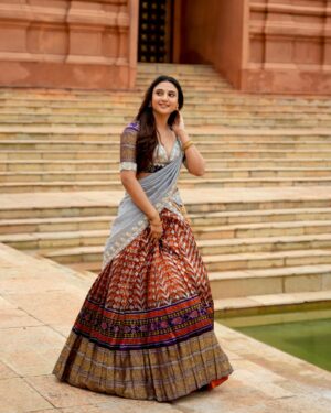 Ritika Nayak Instagram - 🪷🪷🪷
.
.
Pictures - @santosh_untitled
Stylist - @vinnu_baby9 
Outfit - @gowrisignatures 
Makeup - @vidya_hairandmakeup 
Location - @raw_.studios
Curated by -  @krishna_22.77 
@swati_happe @purplethoughtsind 
.
.

.
.
#ritikanayak