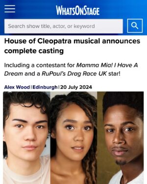 River Medway Instagram - river medway becomes river nile 💦
@houseofcleopatrashow at @edfringe @assemblyfest 

@whatsonstage @alchemationproductions @nwhill @chrisdclegg @regantalentgroup