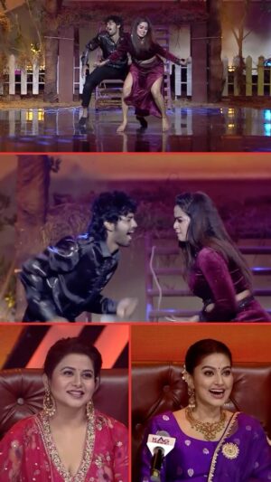 Riya Vishwanathan Instagram - Karupayi fever ❤️ one blast performances from #dancejodidancereloaded2 #recreation 

@guru_smaran @joyel2305 
.
.
#dancereels #reels #reelsinstagram 
#reelitfeelit #reelsvideo #dancevideo 
#zeetamil #dancejodidancereloaded2 
#guru #riyavishwanathan