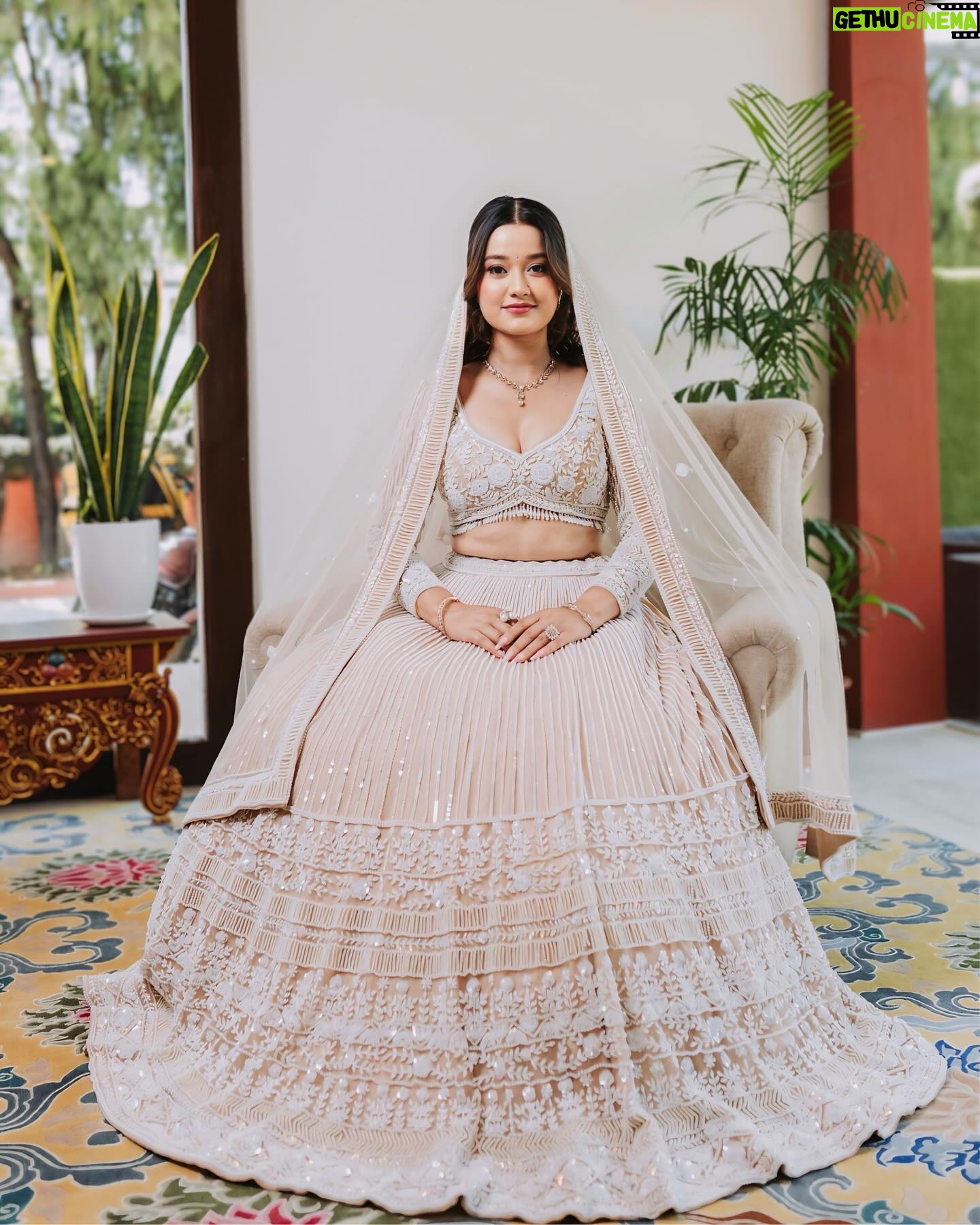 Riyasha Dahal - 9.8K Likes - Elegance in a snap. 🤍
.
.
.
.
Wearing: @samrat_couture @samratraiofficial
MUA: @swechchhya.makeup
Hairstylist: @glamby_pratikshya
Assist by: @rajshbibhari_
Jewelry: @shree_natraj_jewellers
Lens: @visions.np
