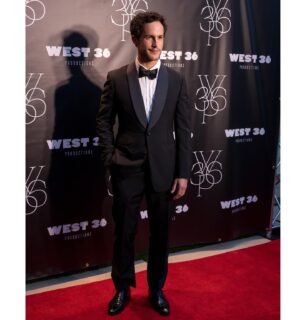 Rob Heaps Instagram - @domsherwood and I trying to pretend we don’t actually quite like each other (slide 2) and wondering what happens next #partnertrack @netflix ! Had a great time with @thisischerylk at the launch event for @w36productions. 

Thank you stylist @saraalviti and grooming @morganmmakeup !
