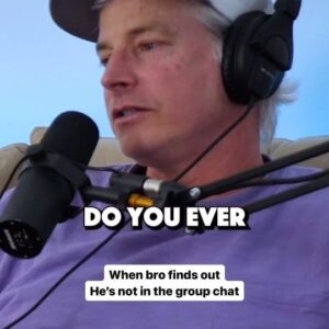 Rob Huebel Instagram - When you find out you're not in the group chat...

Don't miss @robhuebel on a new @goingdeepwithchadandjt 
🎥 by @jakerohret #ATCpresents #goingdeep
