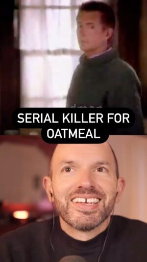 Rob Huebel Instagram - This Psycho eats his Oatmeal. Won’t you?! Was this directed by Alfred Hitchcock?