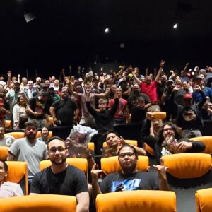 Rob Liefeld Instagram - We having fun yet? Our FREE Deadpool & Wolverine screening last night was an absolute blast! Thank you to all who showed up and shared your love for this movie, I’m somewhere in that crowd pic!! It was truly special to experience this in a packed @imax alongside the world’s best fanbase! ⚔️⚔️⚔️⚔️