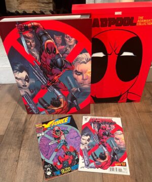 Rob Liefeld Instagram - 33 Years Ago TODAY! DEADPOOL’S BACK! Due to your overwhelming response to New Mutants #98 a few months prior, I pushed his story to the fore in 1.5 million copies of X-Force #2, the #1 comic for July 1991. This one quickly establishes Deadpool’s origins and ties to the Weapon X and Department H program as well as his wily personality! You loved it and his legacy continued to grow! Years later @marvel asked me to recreate this cover and it was then used for the cover to the enormous Deadpool Adamantium Edition. #deadpool #xforce #marvel