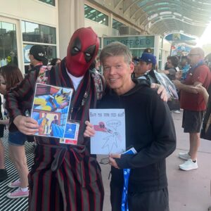 Rob Liefeld Instagram - If, by chance, you can have a global blockbuster released featuring a character you dreamed up and willed into existence and share it with the all of @comic_con - DO THAT! Highest recommendation possible!