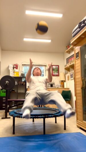 Rob 'Sluggo' Boyce Instagram - Squat flip squat. Getting creative and having some fun. Forever young 😊 #flip #foreveryoung #fun #laughter #happy #gratitude #smiling #healthylifestyle #bellicon 
#life #53