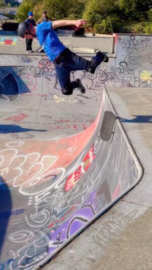 Rob 'Sluggo' Boyce Instagram - What an incredible day. @saschadaley came home for thanksgiving so we spent the day together going from park to park, spot to spot. 6 hours straight of skateboarding today. Forever young ❤️ Thank you @kelstheroo for making us an incredible dinner. #thankyouskateboarding #skateboardingisfun #skateboard #skater #skatergirl #stoked #happy #foreveryoung #comoxvalley #pma #pnw #vibration #gratitude #sun
