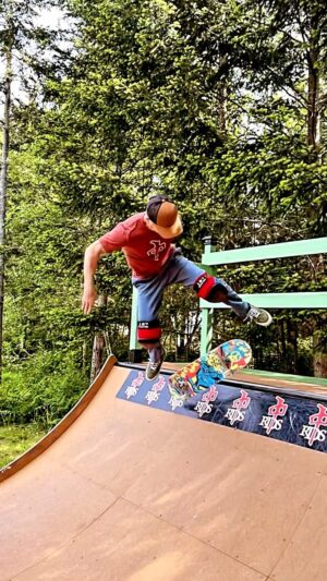 Rob 'Sluggo' Boyce Instagram - Let the good times roll 🙌  My first Kickflip 50-50 to Fakie…. Life is hilarious and fun. #foreveryoung #skater #healthylifestyle #54 @thereddragons