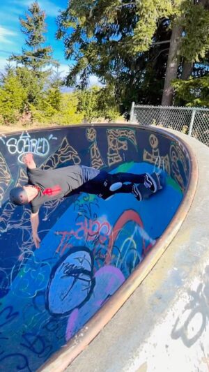 Rob 'Sluggo' Boyce Instagram - This was a rush. Over vertical is something I haven’t messed with much. It definitely got my heart beating 💓 #oververt #thankyouskateboarding #skateboardingisfun #skatepark #skateboarding #scary #fun #rush #foreveryoung #pnw #pma #sun #stoke #skater #gratitude