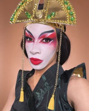 Robin Fierce Instagram - #avatarkyoshi is one of my favorite avatars from the @avatarthelastairbender franchise! I just finished the books and I love her even more.

Headpiece & Top by me ☺️.

In the video you’ll see I’m a little shinier than the pictures. I tried the @patmcgrathreal porcelain doll techniques. It was actually really cool.

Makeup Breakdown: 

Foundation: @juviasplace - I am magic 
White base: @kimchichicbeauty - The Most concealer, white
Cream Eyeshade: @aboutfacebeauty - Matte Fluid Eye,  scream of consciousness
Eyeshadow: @blendbunnycosmetics - Surge & The Blends
Highlight: @kimchichicbeauty - pearl gone wild

#avatar #avatarthelastairbender #cosplay #makeup #dragqueen #weeb #nerd