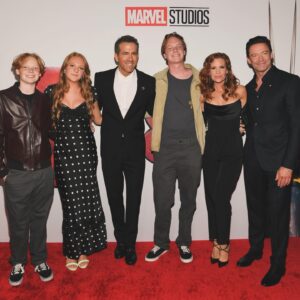Robyn Lively Instagram - Not only 2 of the hardest working most talented men I know, but good to their rotten core!
Bursting with pride, can’t wait for you guys to see @deadpoolmovie! Get ready to buckle up and clutch your pearls cuz it’s a helluva ride!
♥️💛❌🔆🔴🟡💊🌭
@vancityreynolds   @thehughjackman 🍀♾️

#deadpool #deadpoolandwolverine