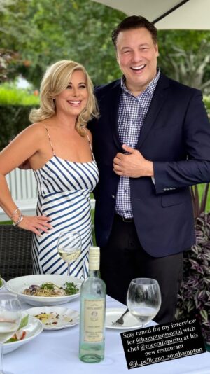 Rocco DiSpirito Instagram - Such a wonderful afternoon having lunch and interviewing chef @roccodispirito for @hamptonssocial at his fabulous new restaurant @il_pellicano_southampton For the full interview visit  www.hamptons-social.com. Glam by @samanthaegoldstein