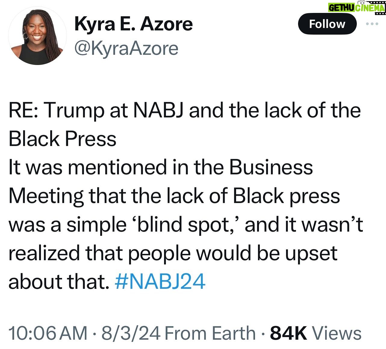 Roland S. Martin - 2.8K Likes - This is the BS I’m talking about. I’m told Tia Mitchell, chair of the @nabjofficial Political Task Force, said this today in the NABJ business meeting. But why didn’t our exec director Drew Berry; President Ken Lemon or ANY board member not say anything and fix this? This is why @blackenterprise’s Butch Graves cancelled his panel. This is the kind of crap that Black-owned media has always faced in @NABJ. And how can we be in Chicago - home of @EBONY Jet, the Chicago Defender and so many other Black-owned media outlets - and NO ONE thought to include us. This is shameful and unacceptable.
