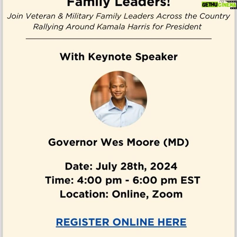 Roland S. Martin - 4.3K Likes - Let’s go vets and military families!!!! https://us02web.zoom.us/webinar/register/5017220224711/WN_3e_i9Qa8QJKbc8K2aTrm3A#/registration