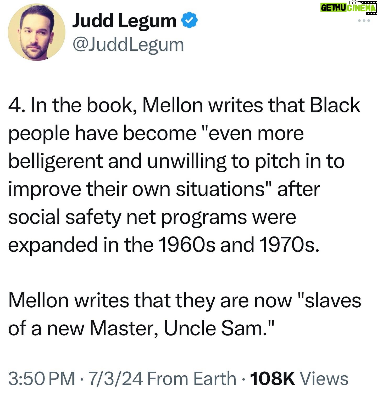 Roland S. Martin - 3.4K Likes - Timothy Mellon, the billionaire who donated $100 million to help Donald Trump get elected, said this about Black people in his self-published book. This racist is backing Trump. Another reason why the Thug-In-Chief should NOT be in the Oval Office.