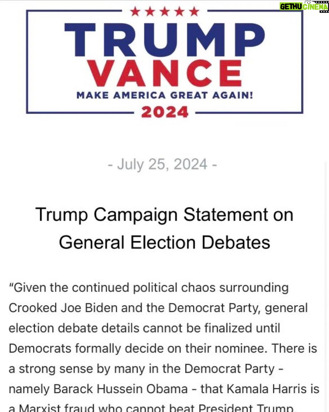 Roland S. Martin - 7K Likes - Hey @grantcardone, your boy Donald Trump is a PUNK!! He talked all that smack about debating? Why is so scared of @kamalaharris?! PUNK!!! Go, KAMALA!!!