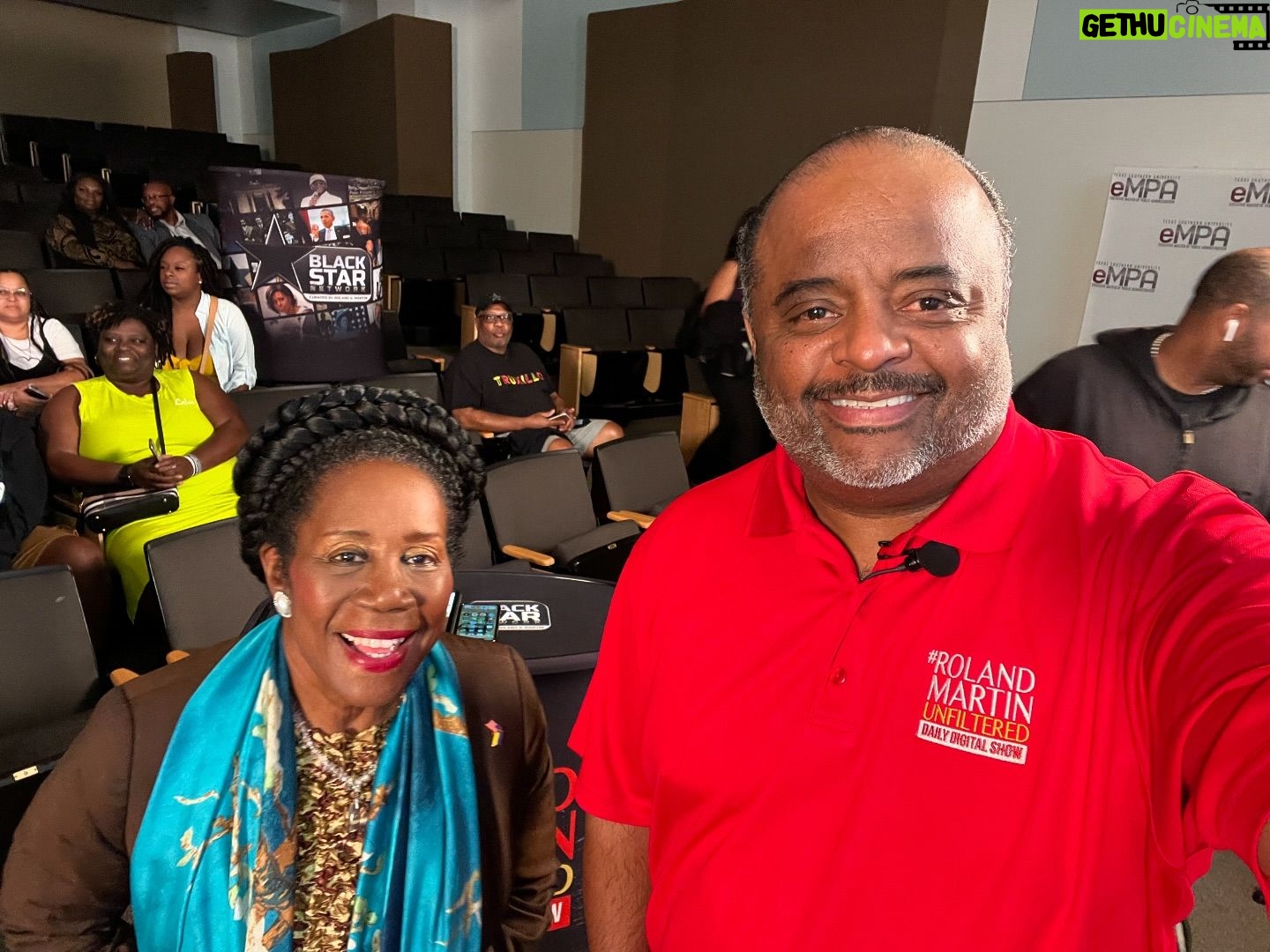 Roland S. Martin - 2.9K Likes - Right now on #rolandmartinunfiltered on the @blackstarnetwork, we are paying tribute to the late Congresswoman @sheilajacksonlee. Watch now on the BSN app or YouTube.com/RolandSMartin #BlackOwnedMediaMatters