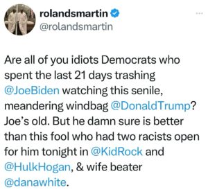 Roland S. Martin Instagram - Ain’t NO WAY IN HELL I WILL EVER support Donald Trump. He can GO TO HELL. We gonna vote like it’s 2008 and give his ass another L!