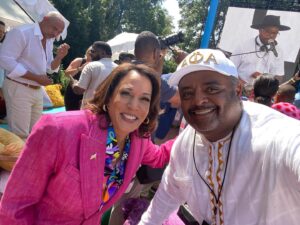 Roland S. Martin Instagram - It’s time to GET IN FORMATION!!!! There is now way in hell we are gonna let Donald Trump win. @kamalaharris for President is THE choice!!!