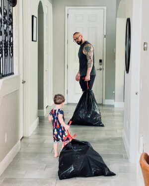 Ronnie Arneill Instagram - We work. 

Then we play. 

#myson