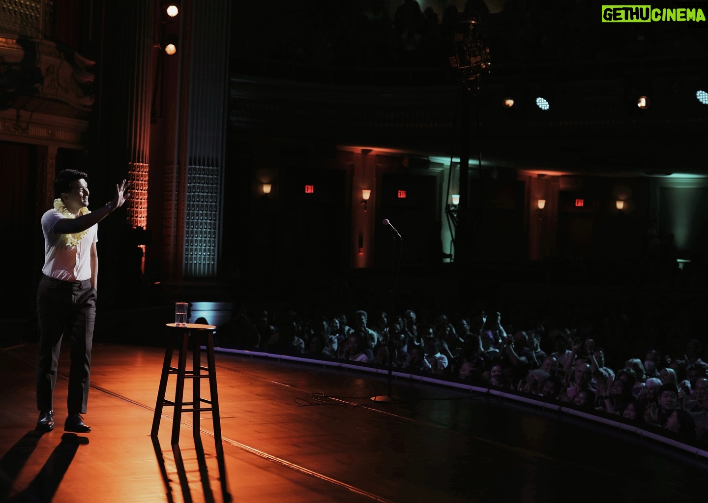 Ronny Chieng - 4.2K Likes - I LOVE YOU HAWAI’I! You are a dream, wrapped in a wish, wrapped in a melody. THANK YOU FOR SELLING OUT MY FIVE SHOWS at @hawaiitheatre last week. And thanks to @andreajin @comedianjamesmane and DJ @tonytrimm for being on the show. 📸: @marcusrussellprice @veanne
👔: @joycretton @joseramosdesign @bonobos
👞: @cobblerunion 💇🏻: @sheldonyamauchi
💄: @karenpreiser
🎨: @igloo.toast.pop @punkyaloha