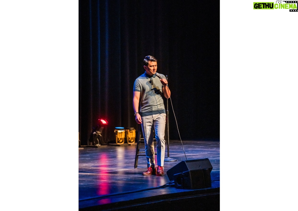 Ronny Chieng - 3.2K Likes - SAN DIEGO, CALIFORNIA! THANK YOU FOR SELLING OUT MY SHOW at @sdcivictheatre. And thanks to @jasoncheny and DJ @tonytrimm for being on the show. 📸: @eric_scire
👔: @latoiacunningham @bonobos 🎨: @igloo.toast.pop