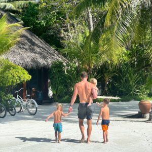 Rory Sloane Instagram - Island life @anantaradhigu 
•
It’s been a crazy start to our little island getaway.. We used to come to the Maldives (pre kids) but doing it with them here has been incredible. So much snorkelling.. ocean time.. amazing food.. 
@tropicsurf cannot wait for a few more surfs