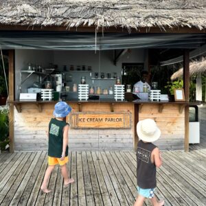 Rory Sloane Instagram - Island life @anantaradhigu 
•
It’s been a crazy start to our little island getaway.. We used to come to the Maldives (pre kids) but doing it with them here has been incredible. So much snorkelling.. ocean time.. amazing food.. 
@tropicsurf cannot wait for a few more surfs