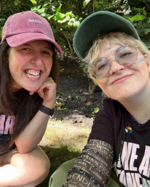 Rosie Jones Instagram - Ironically there’s no better word to describe yesterday than PROUD. Proud to be marching with @stonewalluk, proud to be surrounded by thousands of our queer family (and to feel the love too), but most of all proud to be walking with @aislingo. The person with so many roles in my life, most importantly my best friend. Thank you for linking me, literally and metaphorically, through life. Exciting times ahead. I love you mate.