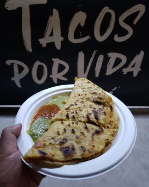 Roy Choi Instagram - Quesadillas 
Mulitas
Tacos
Asada
Poolside
Catering.
Tacos Por Vida