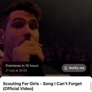Roy Stride Instagram - ARE YOU IN OUR NEW VIDEO? WIN TICKETS TO OUR TOUR ?

The video for SONG I CANT FORGET premieres at 8pm tonight. It has footage from every single show on the 2023 tour. As a thank you for appearing in the video we are giving you a chance to WIN meet and greet TICKETS TO THIS YEARS (almost sold out!!) TOUR - Simply watch the video and then add a comment on YouTube stating the time that you see yourself. (Tag whoever you were with too!) 

We’ll randomly choose one person one week later. They will win two tickets to a show of their choice on the tour, PLUS backstage passes to come back and say hi to the band, get a signed setlist AND poster AND photo with us after the show. 

Join us at 8pm for the premiere and then I’ll go live on tiktok after to talk about the video and tour and play some songs on the piano! 

YouTube link here….

https://youtu.be/nzpGtF3mlB8