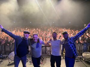 Roy Stride Instagram - 3 shows in less than 24hrs 😂🤪💪🔥@bathuni summer ball was the perfect place to end it. Huge thanks to our amazing crew who somehow made it happen (I have no idea how they do this - and make it look so easy!) @stevie_firth @mattpingu @richihewitt Rob Risso - We go again @sausageandciderfestuk Guildford next week - local one for me. Until then I’ll be having a lie down….