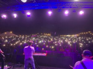 Roy Stride Instagram - Two Festies in day. Yes please. Double the fun. Absolutely loved both those shows. Thank you @sausageandciderfestuk AND @blue_reef_festival 🎆🫡🔥🙌❤️

We are coming back to Kent on the tour Margate is completely sold out but there are a few tickets left for @realleascliff Folkestone. 

Tickets in bio or https://linktr.ee/Scoutingforgirls